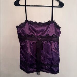Guess Purple Satin Top